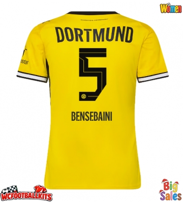 Borussia Dortmund Ramy Bensebaini #5 Replica Home Stadium Shirt for Women 2026-27 Short Sleeve
